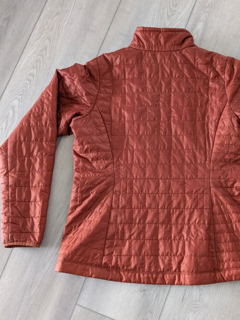 Patagonia Nano Puff Women's Jacket Burnished Red Rust Size L - Picture 9 of 15